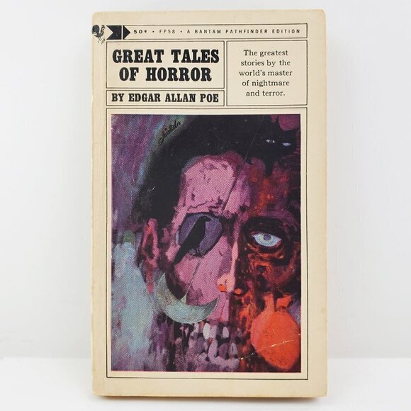 Edgar Allan Poe Great Tales of Horror Vintage 1964 Bantam Paperback Book - Picture 1 of 12